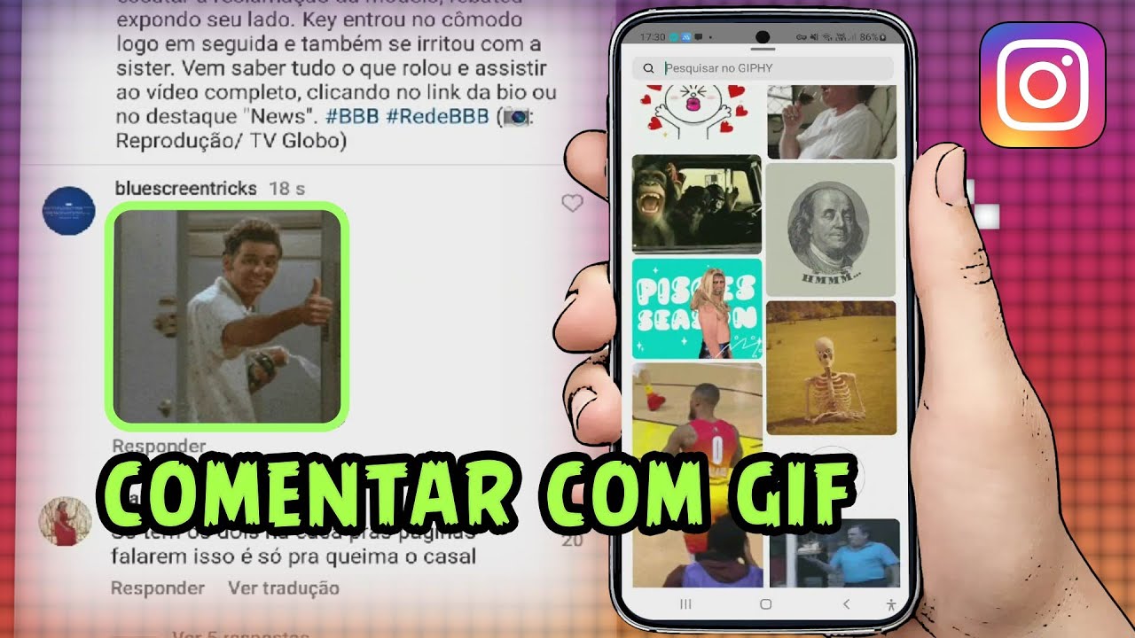 Como comentar com GIFs no Instagram