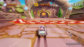 Spyro Circuit Easy Platinum Relic - Crash Team Racing Nitro-Fueled