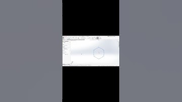 polygon in Solidworks #machinedesign #sketch #design #solidworkstutorial #animation #tutorial