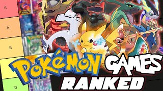 Ranking Every Pokemon Video Game from Best to Worst | Pokemon Tier List