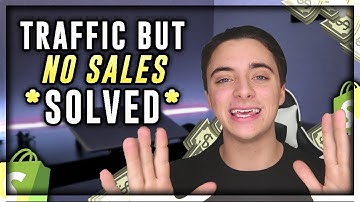 Traffic but no sales *SOLVED* | Shopify Dropshipping 2022