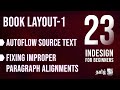 Autoflow source text  fixing unwanted paragraph marks  indesign for beginners  23  indesign