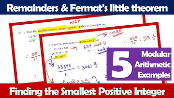 Modular Arithmetic: Remainders & Fermat