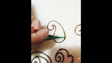 Mehendi for beginners:- Basic mehndi shapes for beginners||mehndi shapes practice# 3#shorts