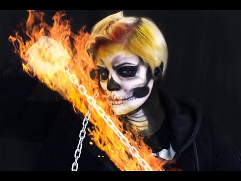 Ghost Rider Makeup Tutorial: Halloween 2016