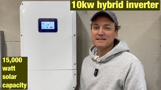 NHX10kw hybrid inverter review and testing~10,000 watt outdoor rated inverter