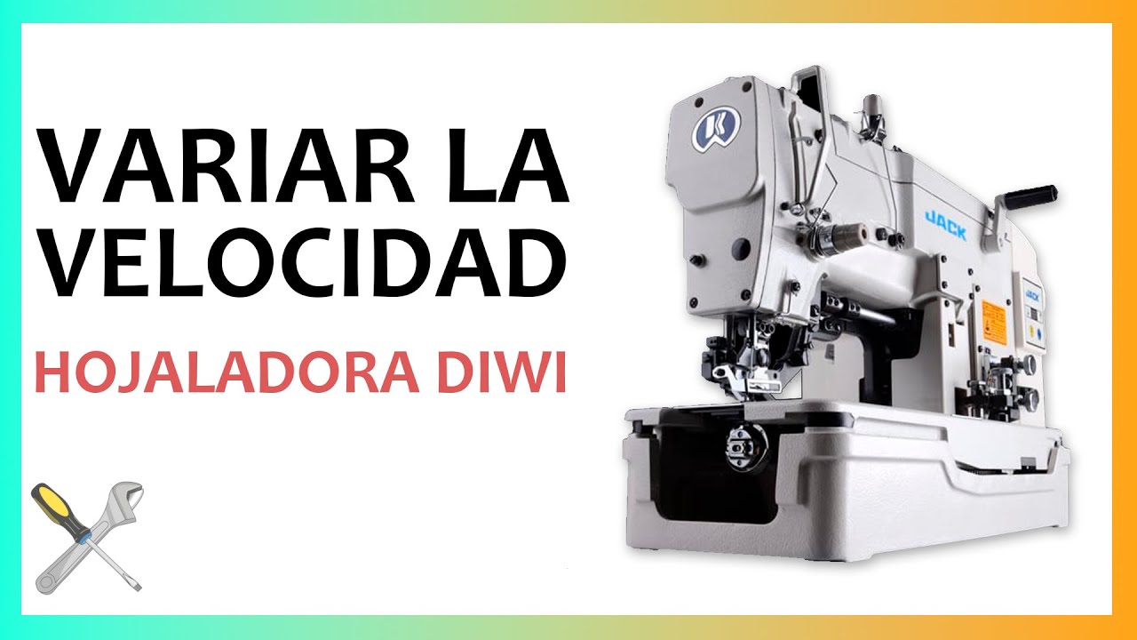 Cómo GRADUAR Velocidad | HOJALADORA DIWI (JUKI)