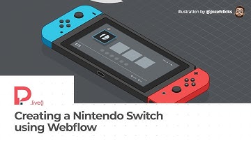 Creating a Nintendo Switch using Webflow - Illustration to Web - Part 1