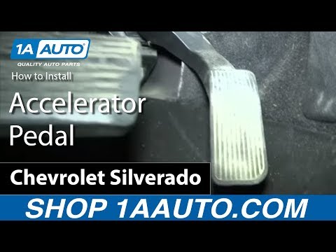 How To Remove Install Accelerator Pedal GM Truck and SUV Silverado Sierra Tahoe