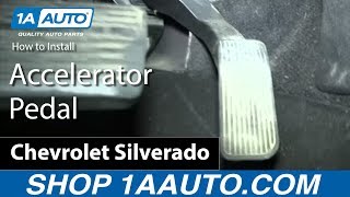 How to Replace Accelerator Pedal & Position Sensor 07-11 Chevy Silverado 1500