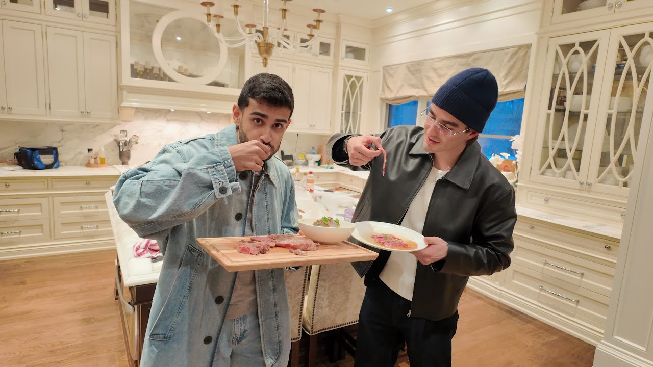 Cooking Wagyu Steaks With My Friends