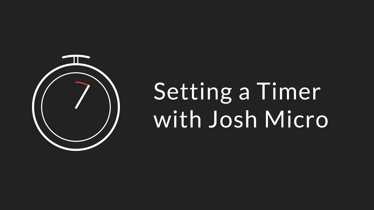 Using Josh.ai — Setting a Timer with Josh Micro (Luxury Home Automation)