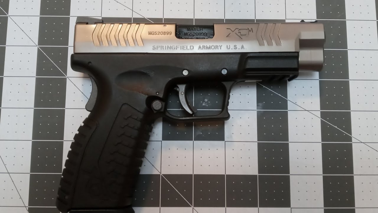 How to Field Strip the Springfield Armory XDm blowback co2 (AIR ...