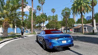 GTA 5 BMW M8 Driving Around With Real Life Traffic | GTA V Maxed Out Mods ASMR