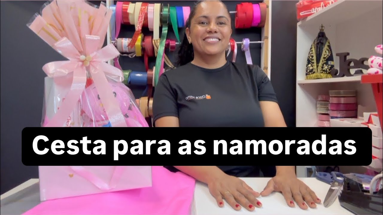 Cesta Rosa para encantar as namoradas