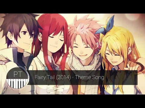 Fairy Tail (2014) - New Main Theme Piano Tutorial