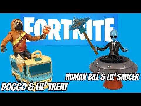 Fortnite figurine emote series human bill & lil' saucer