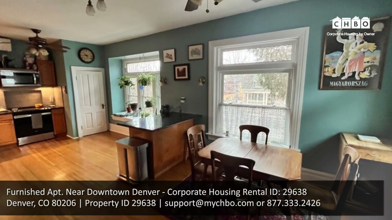Furnished Apt. Near Downtown Denver - Corporate Housing Rental ID: 29638