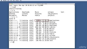Unleashing the Mac OS X Terminal for Absolute Beginners : Getting Around with pwd, cd and ls
