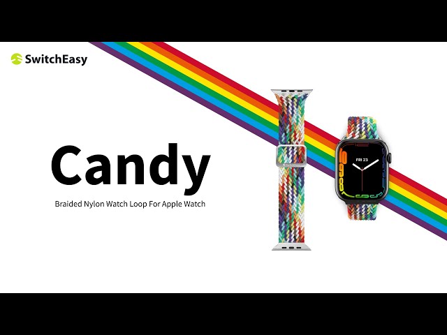 CANDY braided nylon Apple Watch Loop/band for Apple Watch Series | SwitchEasy |