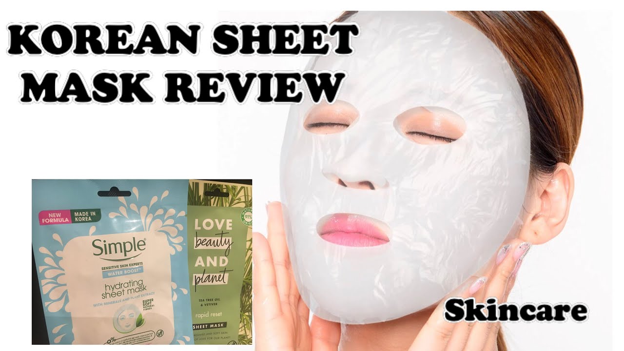 KOREAN SHEET MASK REVIEW/KOREAN BEAUTY & SKINCARE /JERLIE OFW CHANNEL