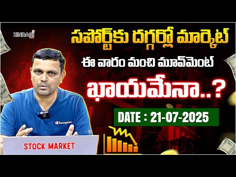 సపోర్ట్‌కు దగ్గర్లో మార్కెట్..! || Stock Market Analysis Nifty, Bank nifty