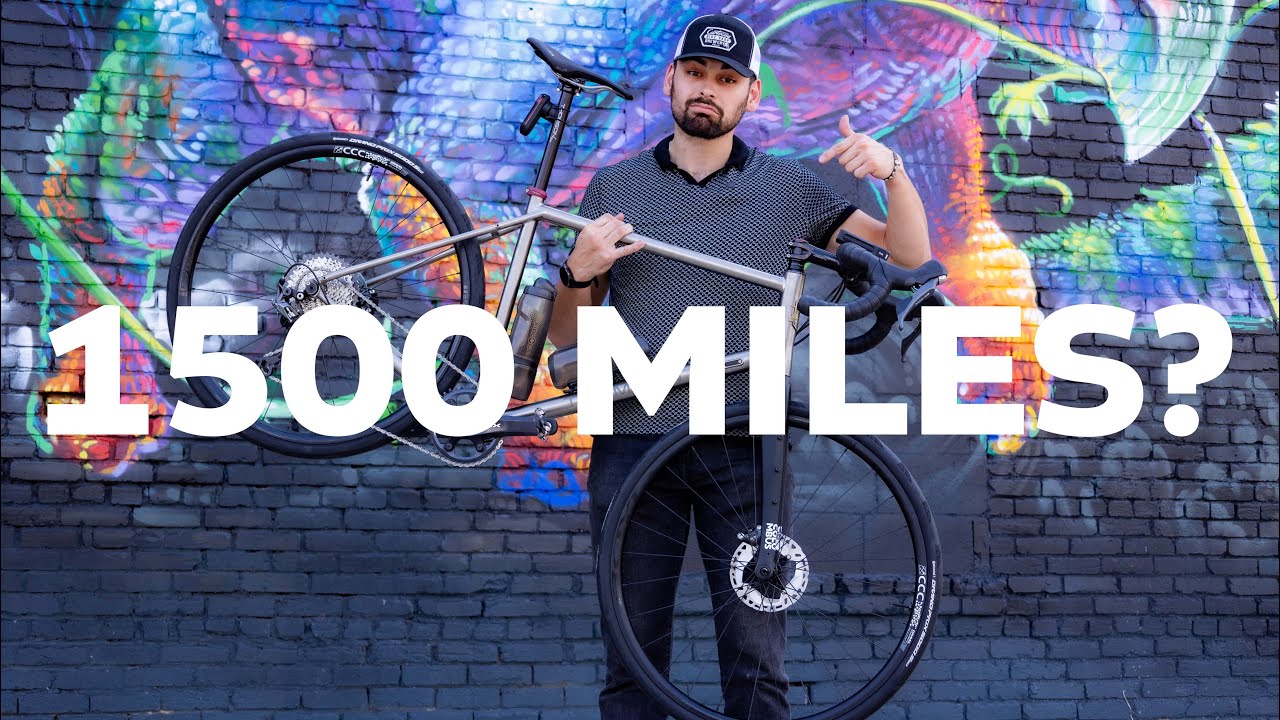 I'm riding this bike 1500 miles....