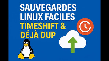 Easy Linux Backups - Timeshift & Déjà Dup