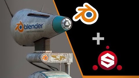 How to create crazy Robot with Blender 2.8 and Substance Painter