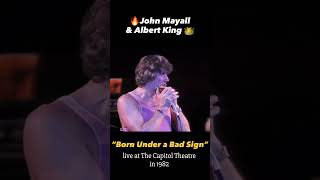 Albert King 🔥 King of the Blues Guitar Sings "Born Under a Bad Sign" LIVE (ft. John Mayall, 1982)