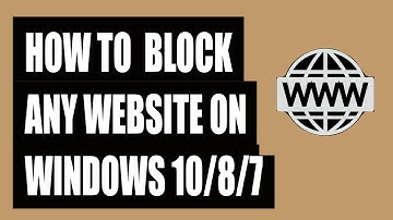 How to block a website on windows 10/8/7