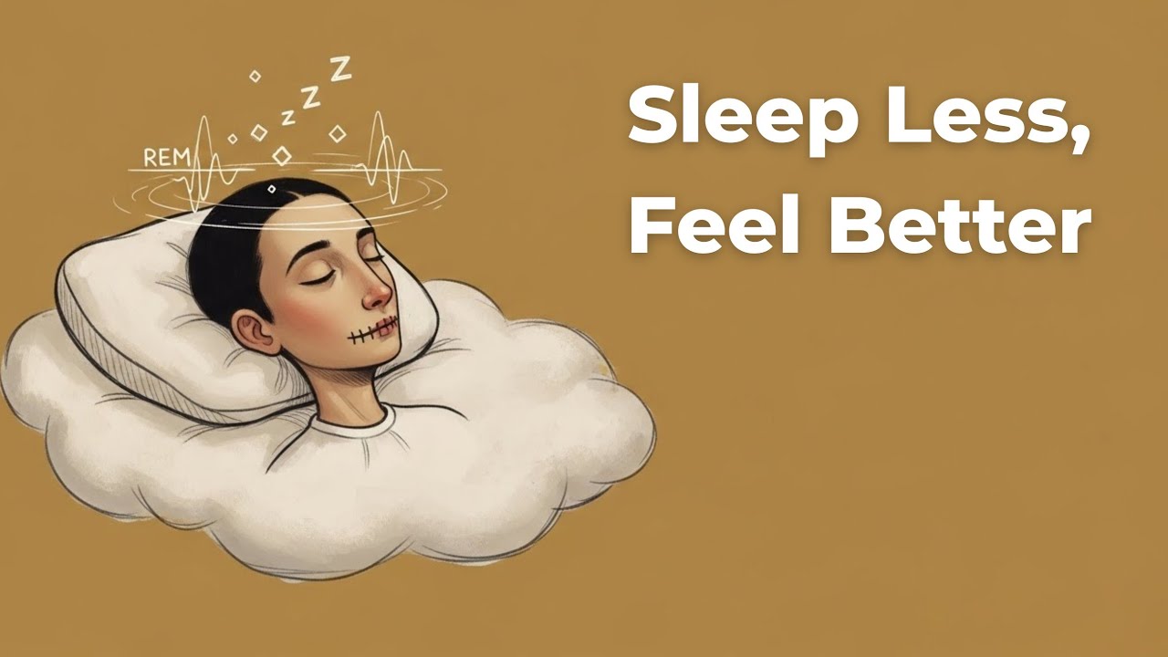 How to Sleep LESS hours and wake up FRESH - YouTube