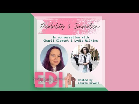 EDI Workshop Series: Disability and Journalism