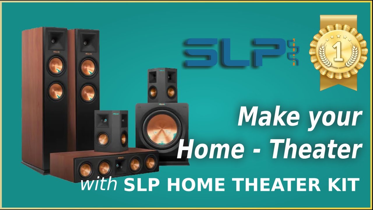 SLP 5.1 Home Theater Kit DIY Home theater Optical Connection