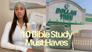 Dollar Tree Bible Study and Journaling Essentials You'll Actually Use