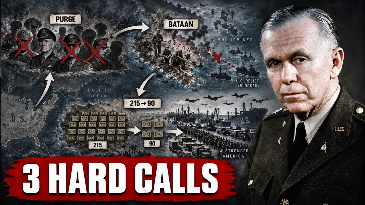 George C.Marshall's Top 3 Ruthless Command Decisions | The Man Who Built the US War Machine
