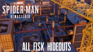Marvel's Spider-Man - ALL Fisk Hideouts Walkthrough [4K 60FPS]