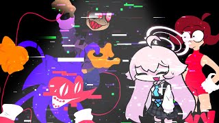 Round-A-Bout, But Hoshino Got Lost Sonic.exe Fnf X Blue Archive