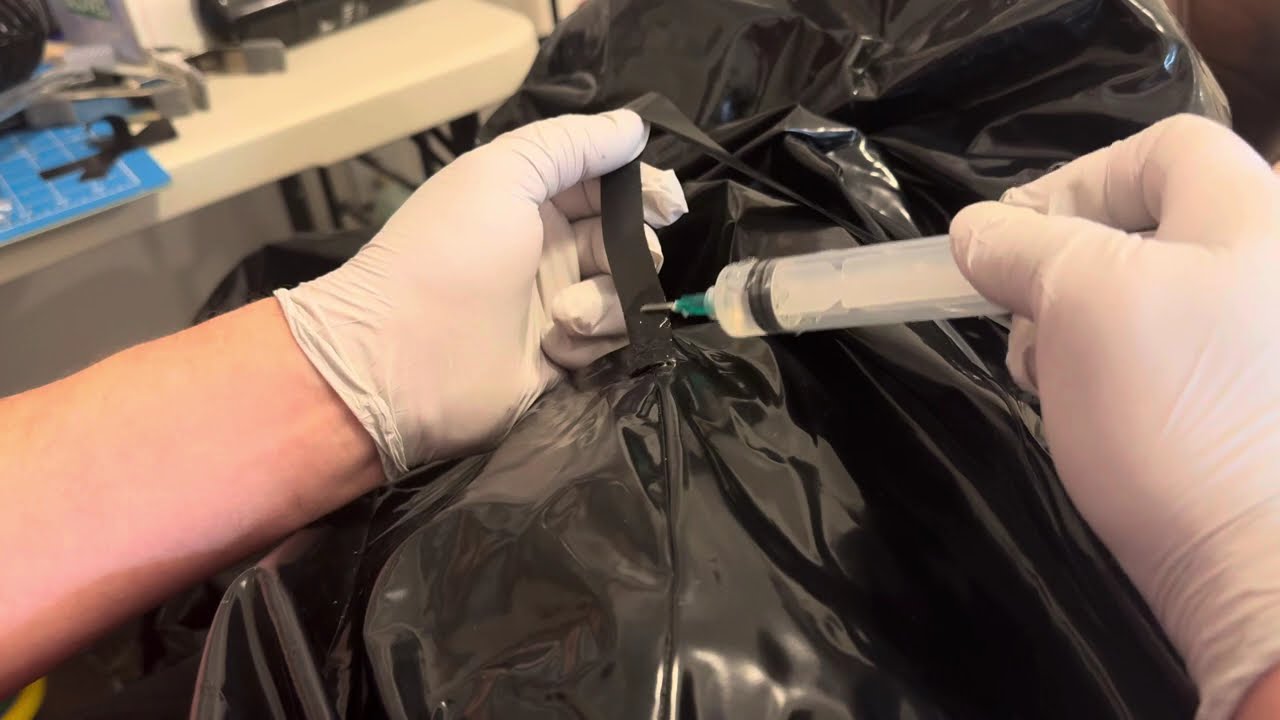 Reinforcing an inflatable pvc toy or suit