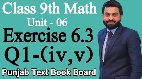 Class 9th Math Unit 6 Exercise 6.3 Q1 (iv,v)-How to find the square root of the Algebraic Expression