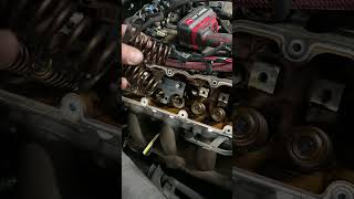 Ls valve spring swap no head removal. In car #lsengine