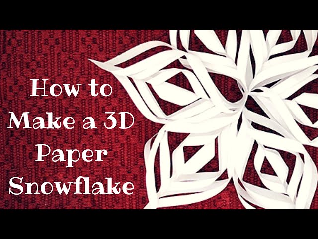 how to make a 3d paper snowflake 12 steps with pictures how to make a 3d paper snowflake