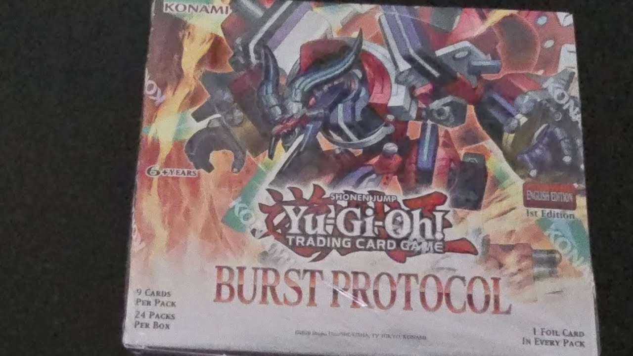 Cardboard Masochist: Yugioh Burst Protocol Box Opening 