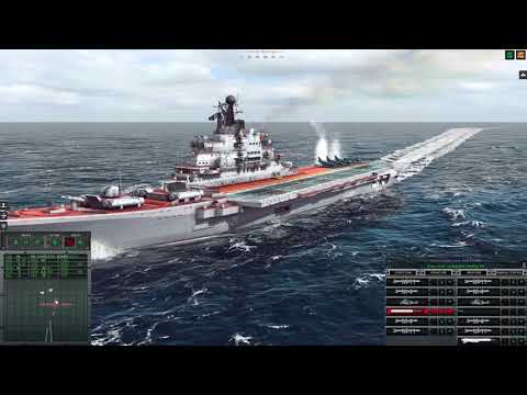 USSR Aircraft Carrier Kiev in Action ! Cold Waters (Epic Mod) Gameplay