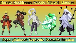 Las transformaciones SENJUTSU más peculiares y PODEROSAS