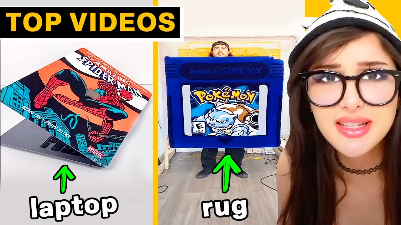 НЕВЕРОЯТНО ТВОРЧЕСКИЕ ЛЮДИ на другом уровне! | SSSniperWolf