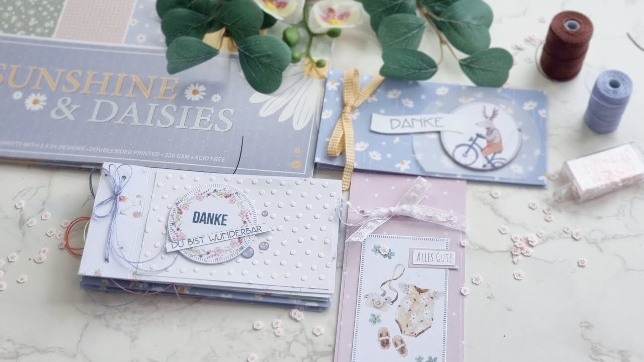 schnelle Minislimeline Karte mit 12x12 Block basteln #Craftsensation basteln, #festefeiern2024