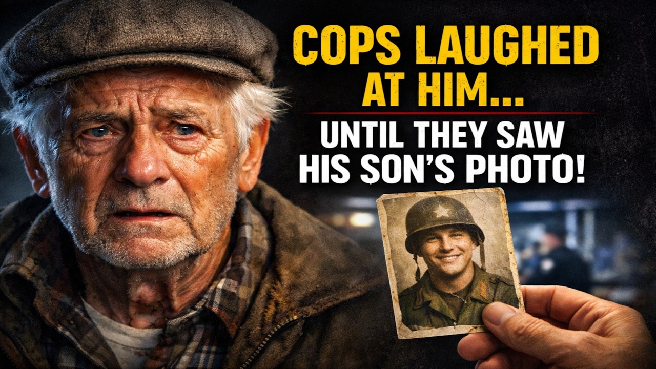 Cops Mocked This 80-Year-Old Man, But When They Saw His Son's Photo, They Froze in Shock...