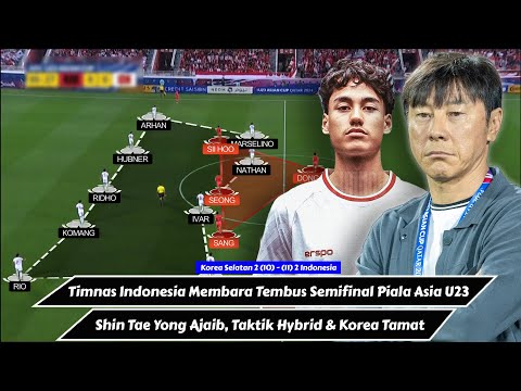 Timnas Indonesia Membara, Shin Tae Yong Fantastis &amp; Taktik Hybrid | Korea Selatan 2 - 2 Indonesia