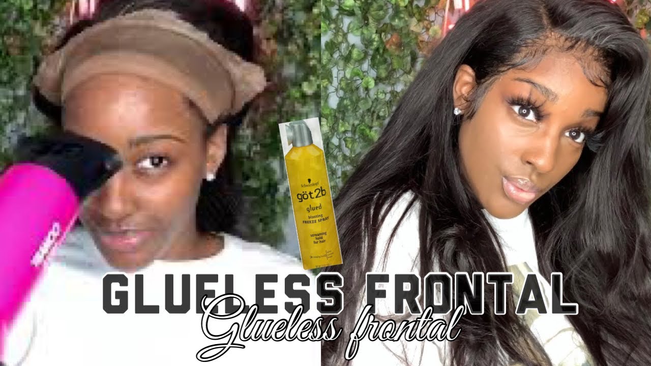 HOW TO REINSTALL LACE FRONTAL WIG AT HOME, USING GOT2B FREEZE SPRAY!